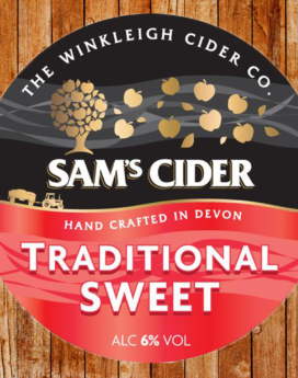 Sam's Draught Cider Sweet - Winkleigh Cider