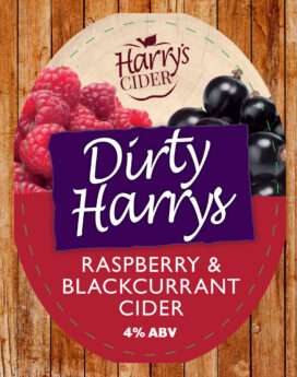 'Dirty Harrys' - Raspberry & Blackcurrant 4%  - Harry's Cider