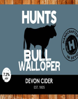 Bull Walloper 7.2% - Hunts Cider